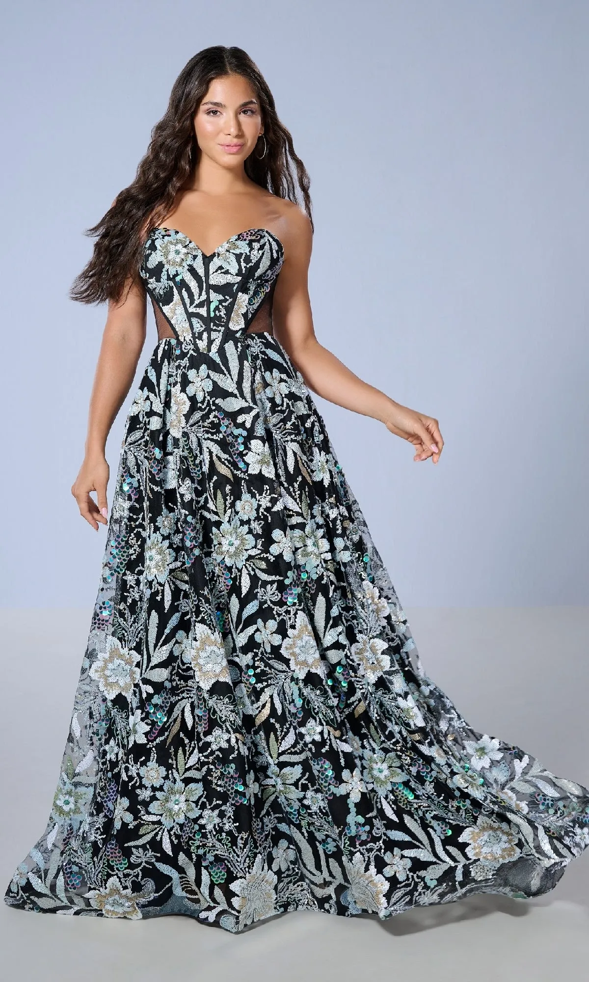 Long Prom Dress: Tiffany 16238 sold by PromGirl product image thumbnail 3