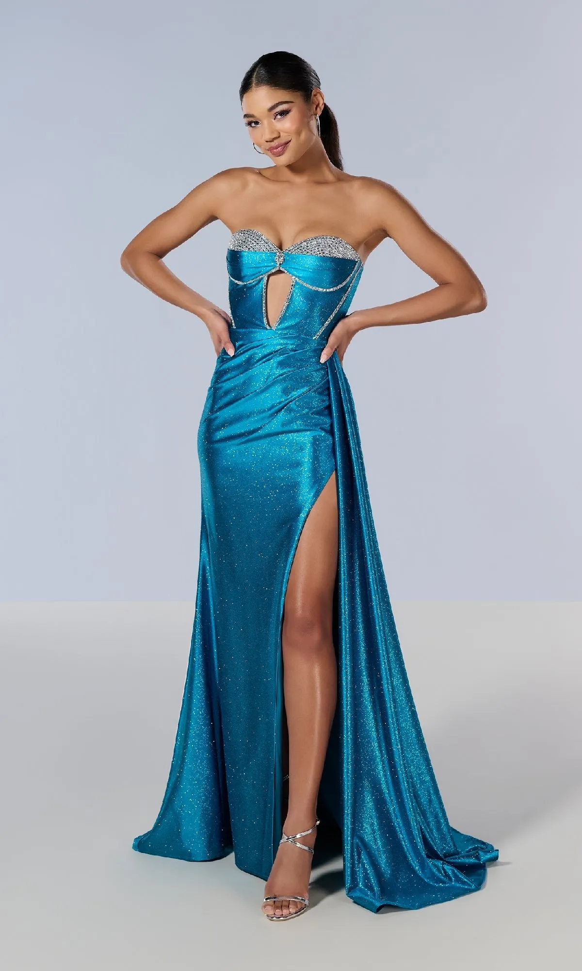 Long Prom Dress: Tiffany 16197 sold by PromGirl product image thumbnail 4