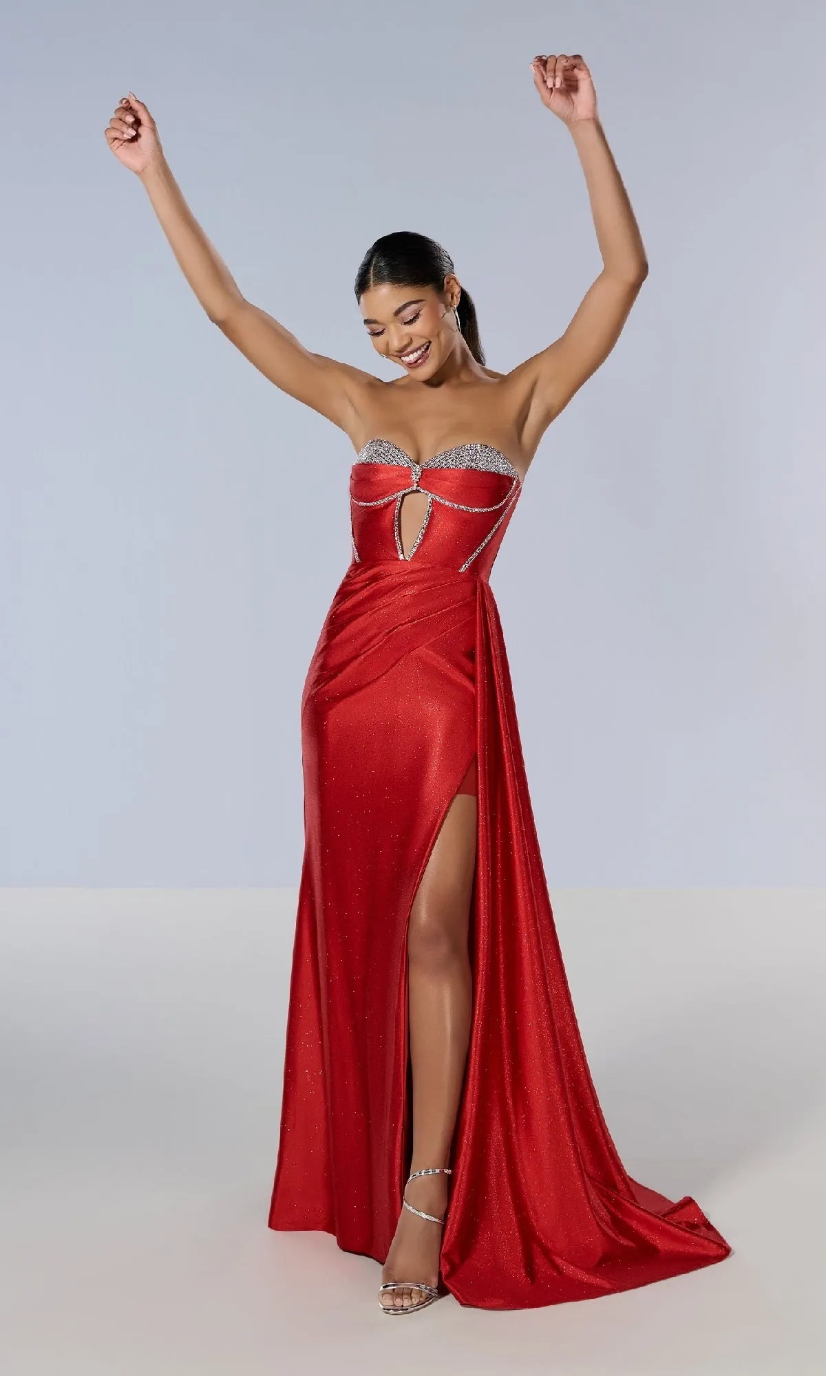 Long Prom Dress: Tiffany 16197 sold by PromGirl product image thumbnail 3
