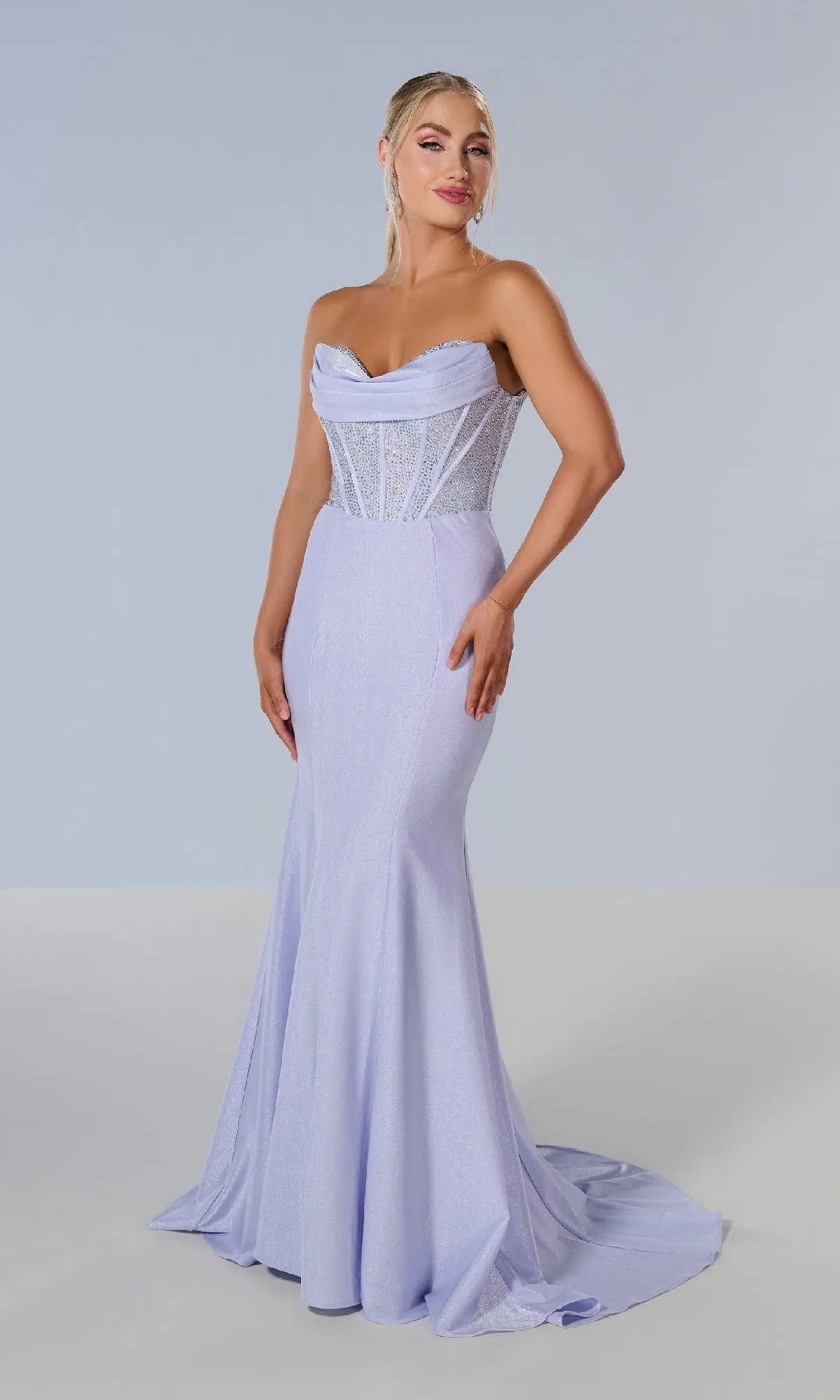 Long Prom Dress: Tiffany 16193 sold by PromGirl product image thumbnail 4