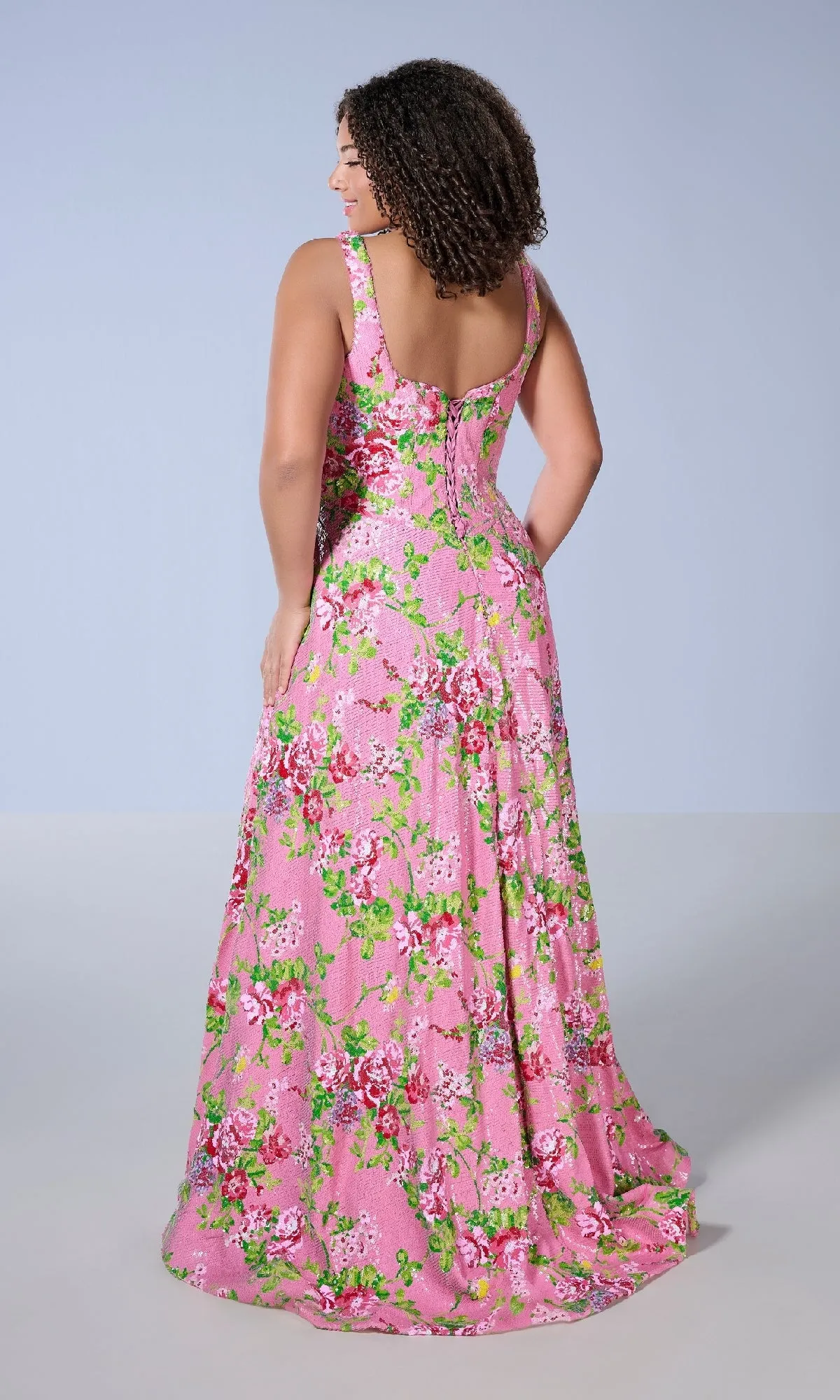 Long Plus-Size Prom Dress: Tiffany 16174 sold by PromGirl product image thumbnail 2