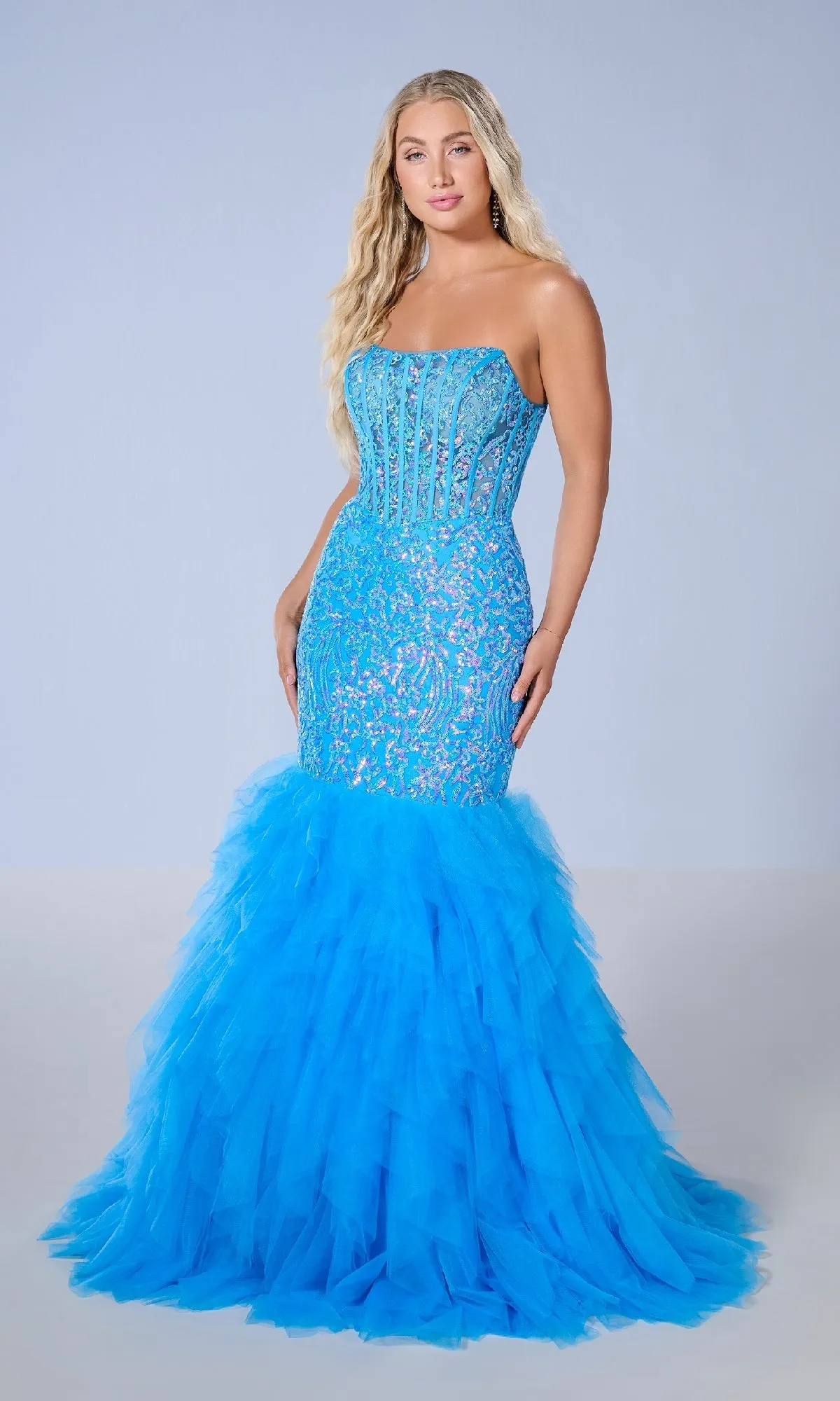 Long Prom Dress: Tiffany 16165 sold by PromGirl