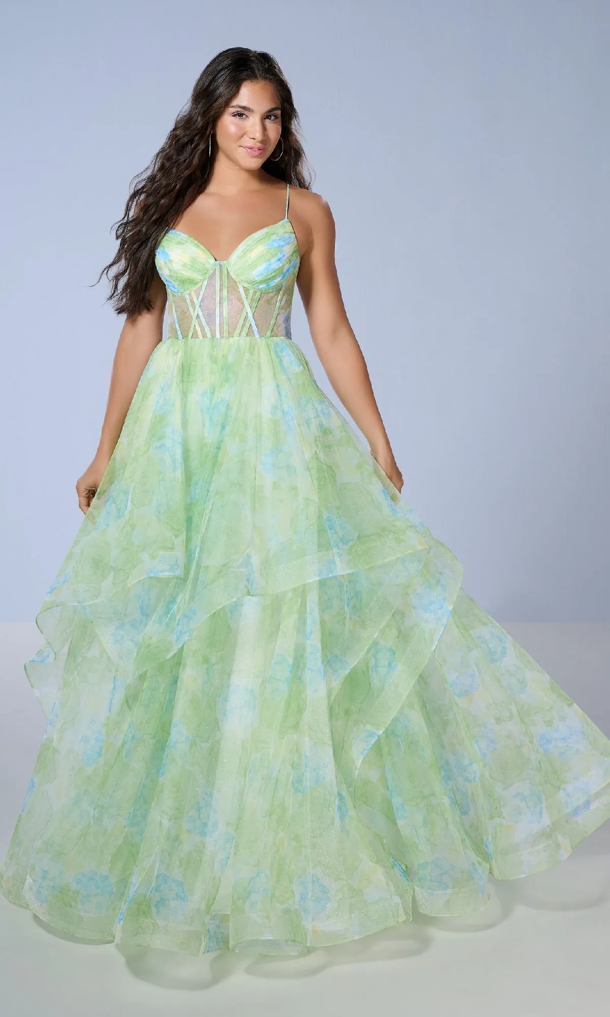 Long Prom Dress: Tiffany 16163 sold by PromGirl product image thumbnail 3