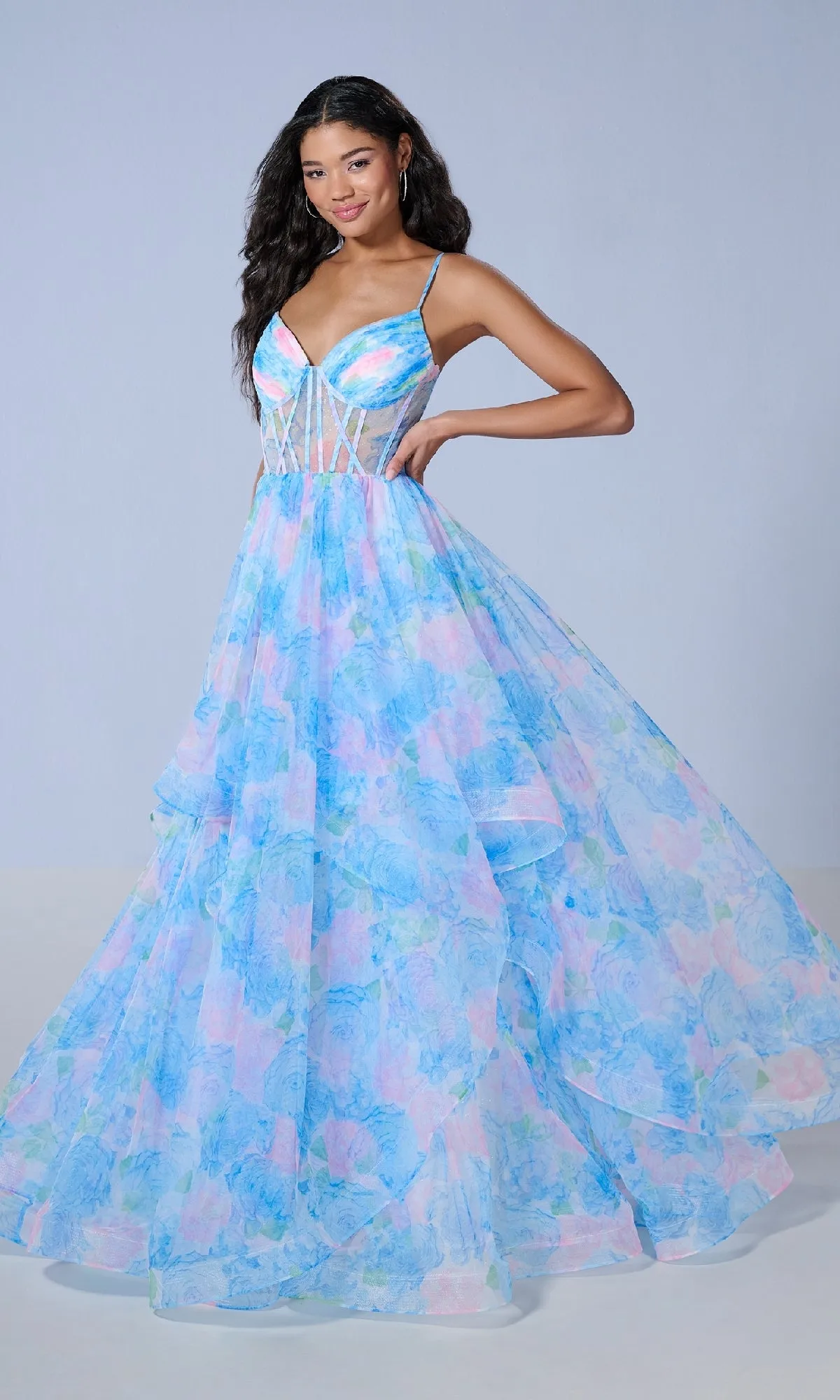 Long Prom Dress: Tiffany 16163 sold by PromGirl