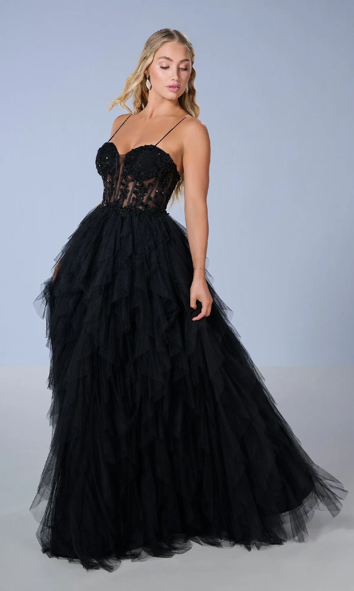 Long Prom Dress: Tiffany 16149 sold by PromGirl product image thumbnail 3