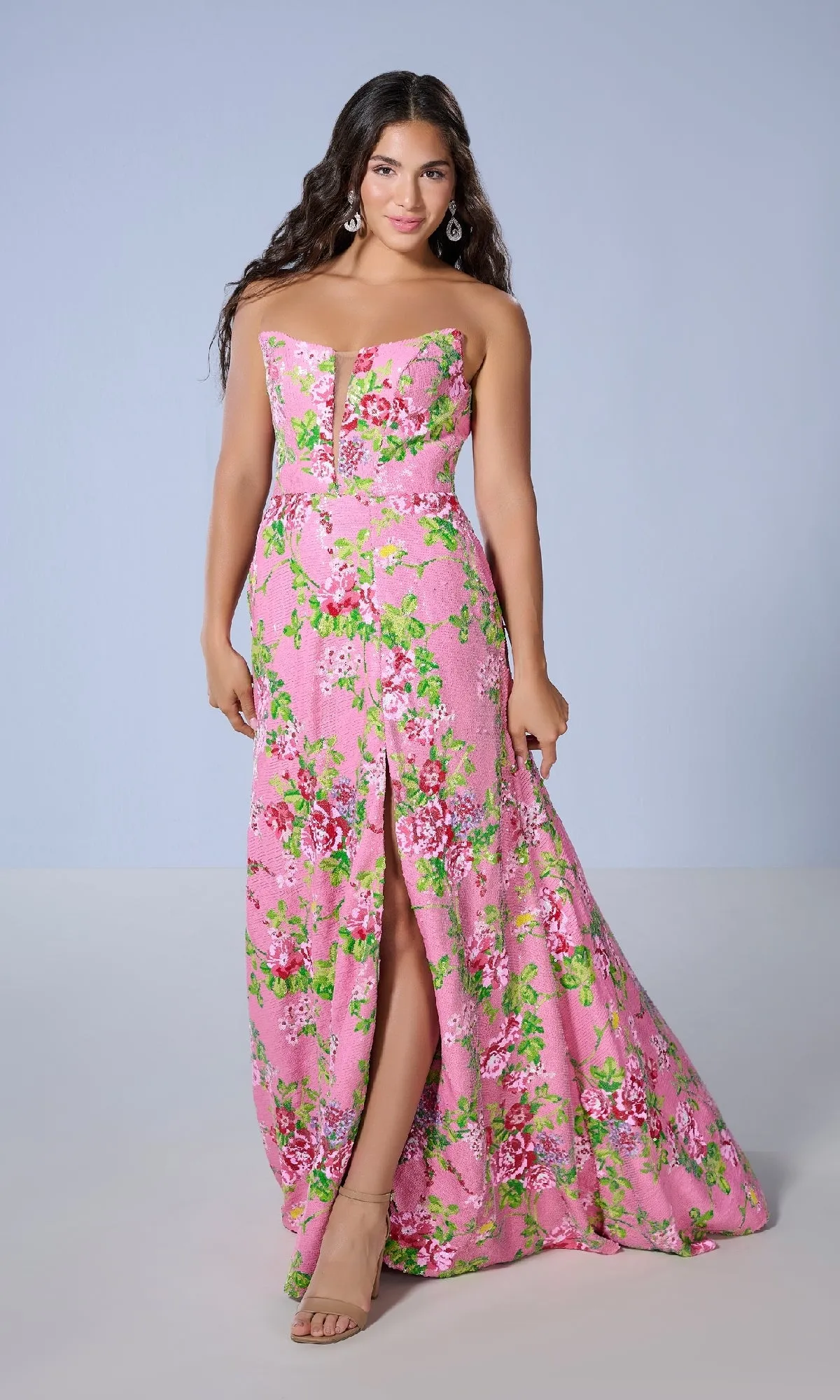 Long Prom Dress: Tiffany 16143 sold by PromGirl product image thumbnail 3