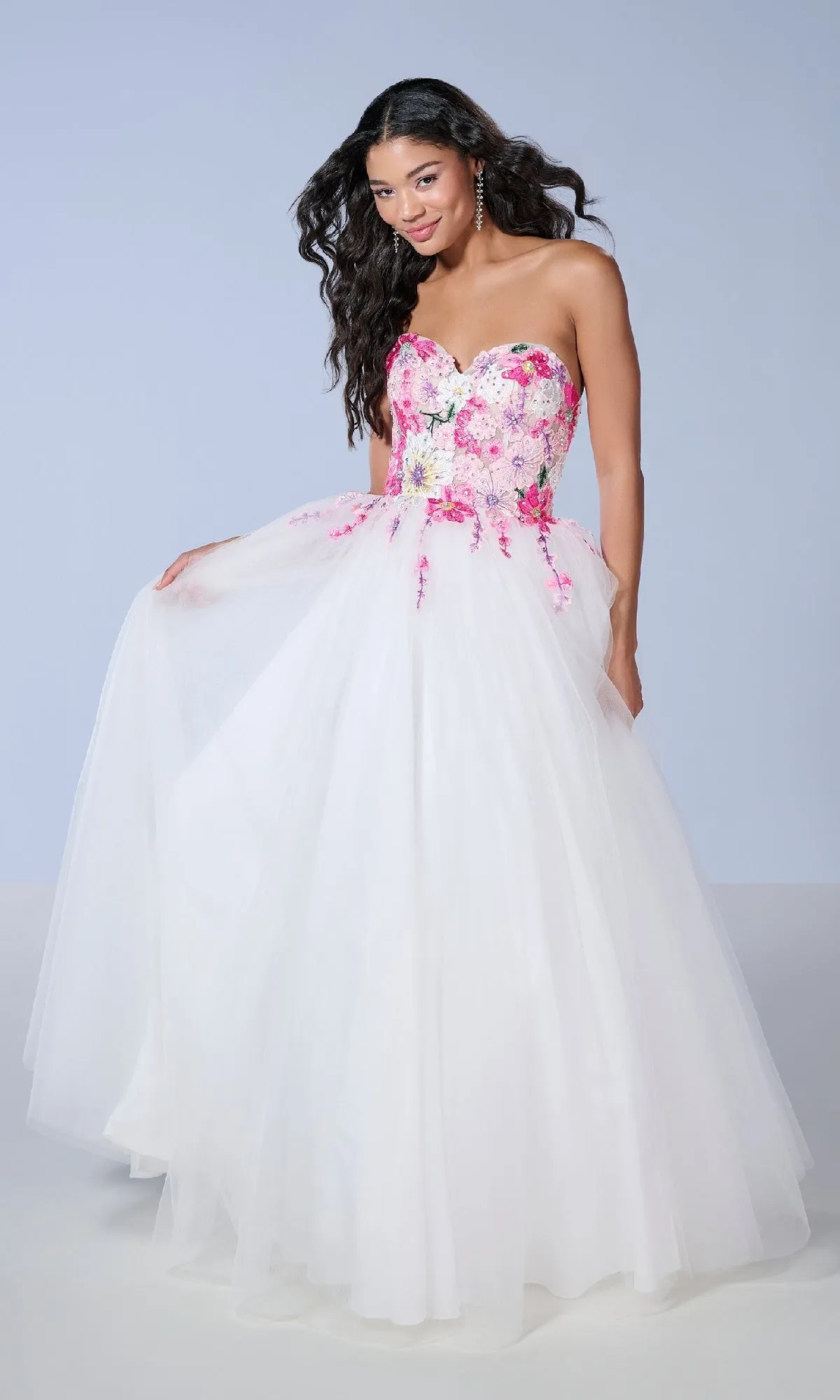 Long Prom Dress: Tiffany 16142 sold by PromGirl product image thumbnail 5