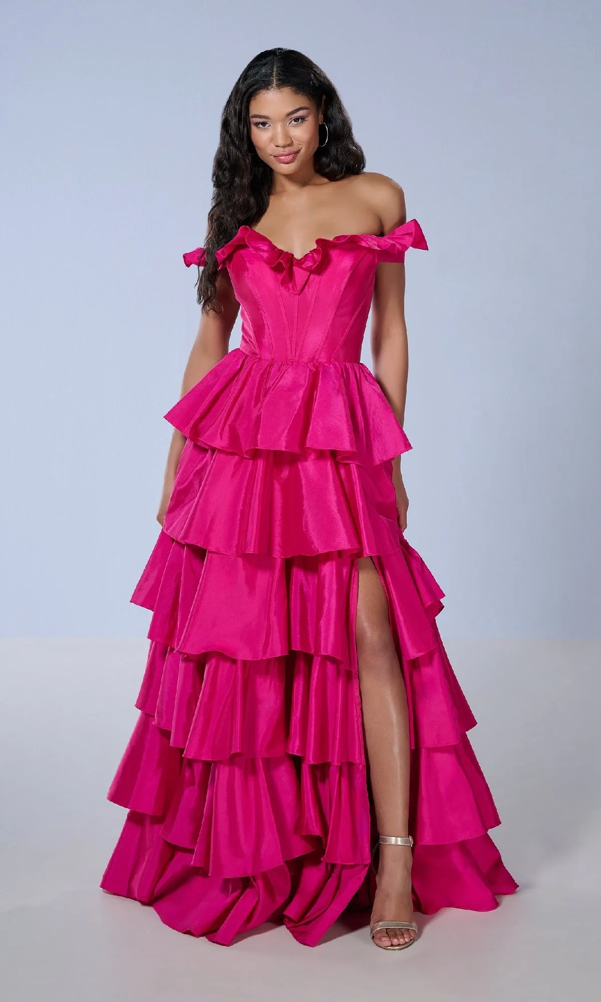 Long Prom Dress: Tiffany 16175 sold by PromGirl product image thumbnail 3