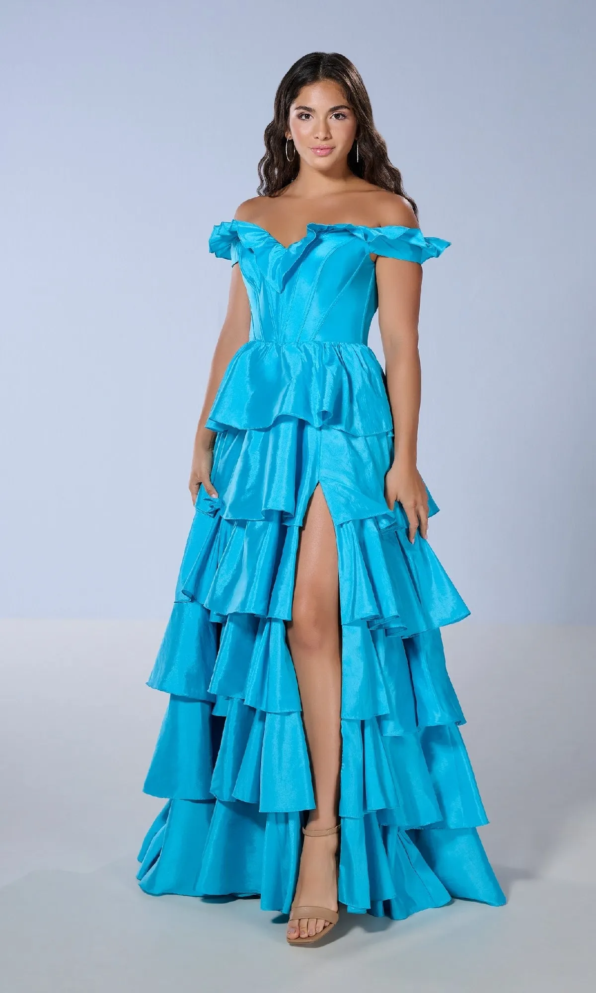 Long Prom Dress: Tiffany 16175 sold by PromGirl product image thumbnail 4