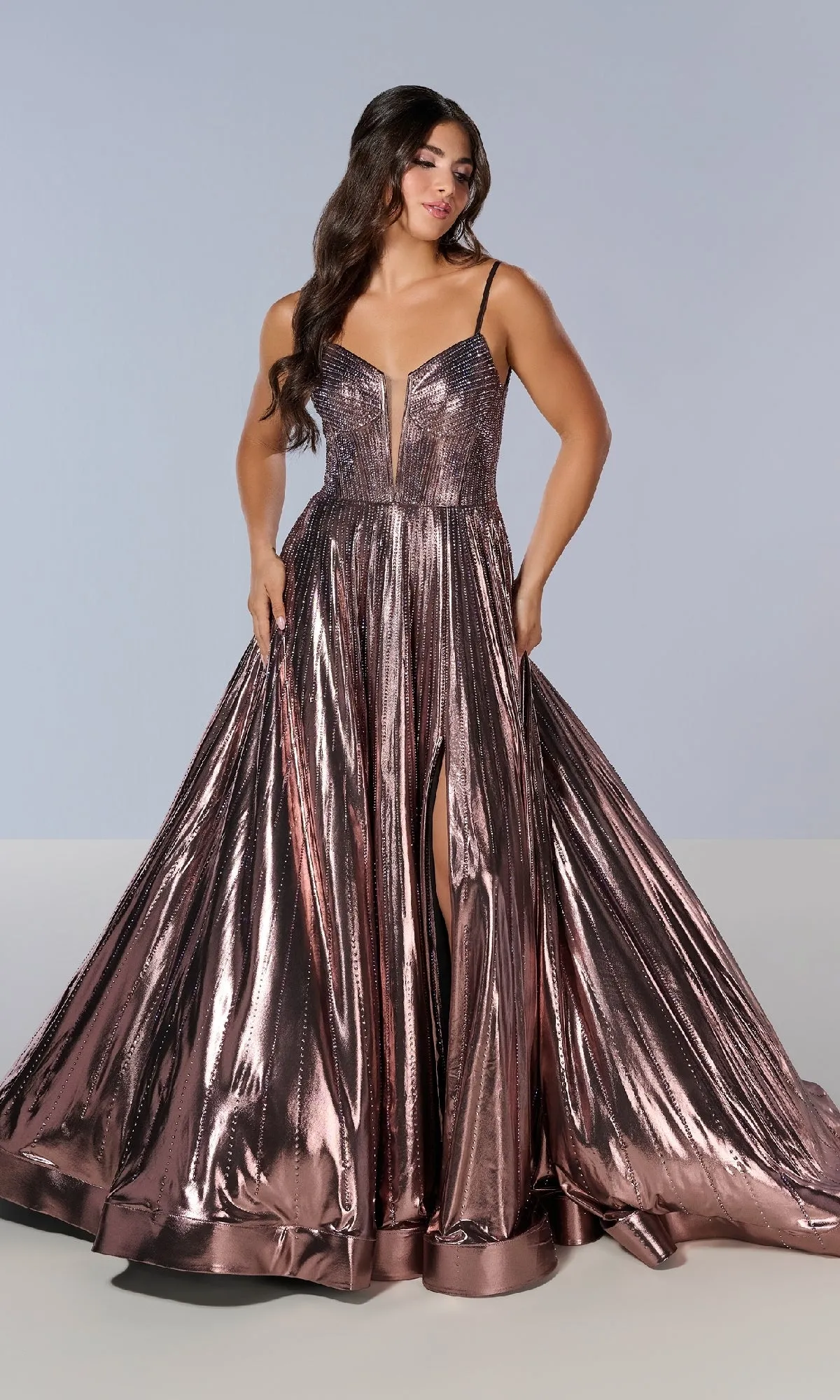 Long Prom Dress: Tiffany 16189 sold by PromGirl product image thumbnail 3