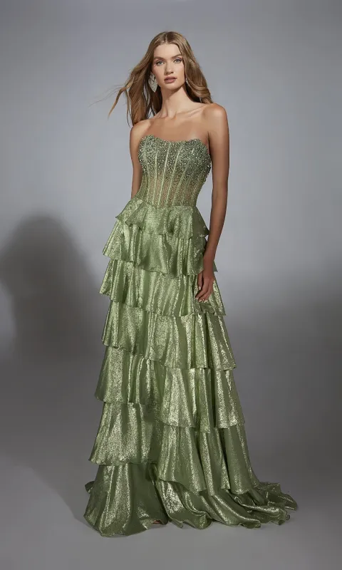 Long Prom Dress: Alyce 61783 sold by PromGirl