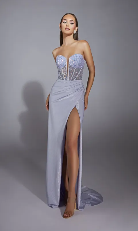 Long Prom Dress: Alyce 61856 sold by PromGirl
