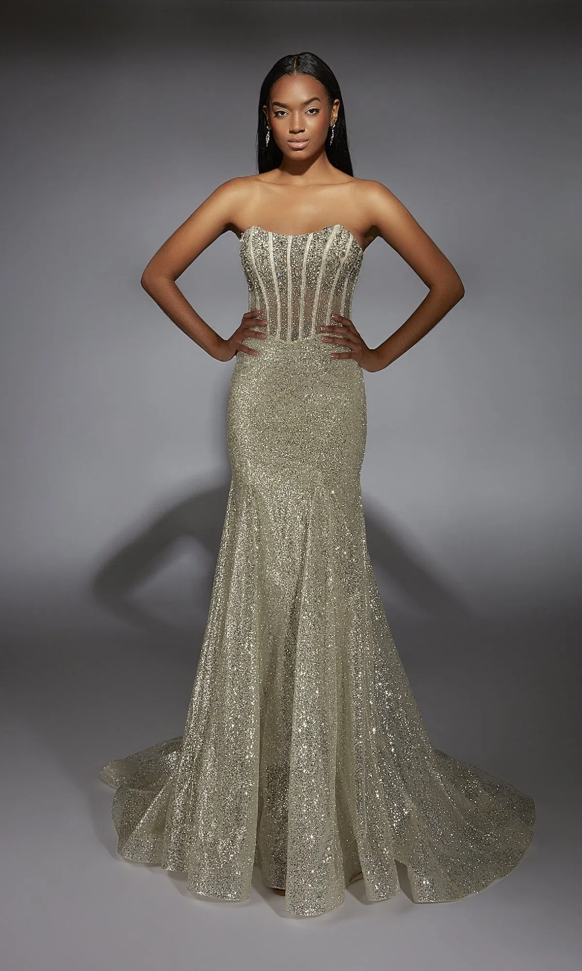 Long Prom Dress: Alyce 61970 sold by PromGirl