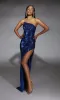 Strapless Long Sequin Prom Gown: Alyce 61747 sold by PromGirl