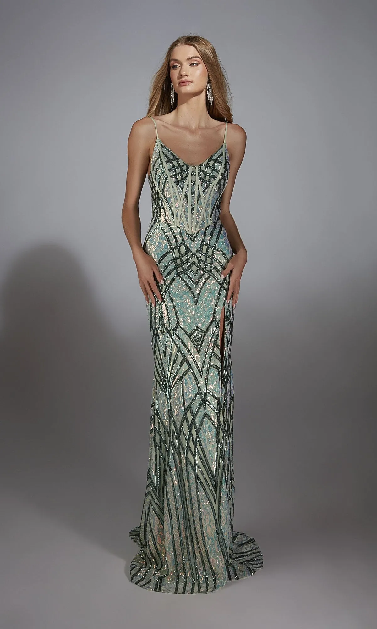 Long Prom Dress: Alyce 61920 sold by PromGirl