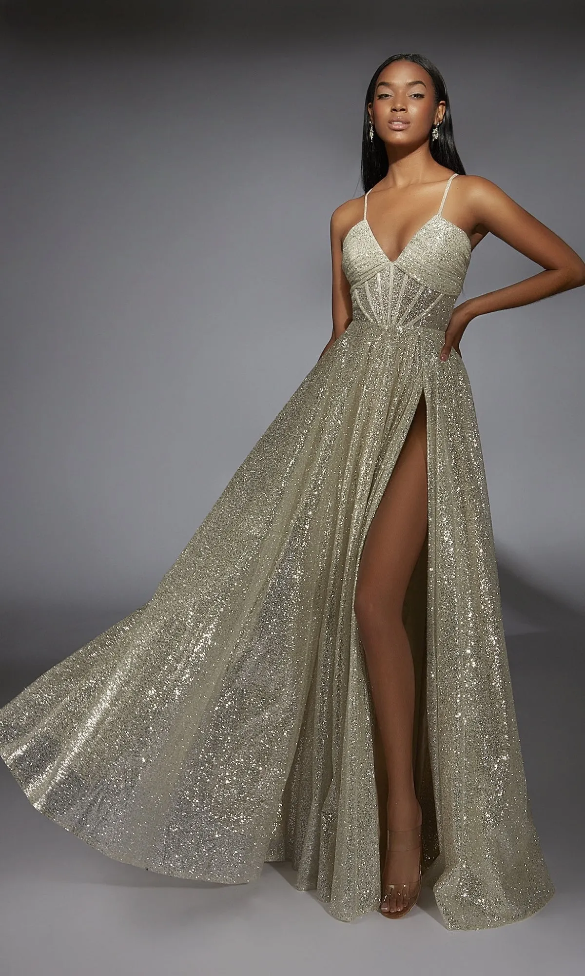 Long Prom Dress: Alyce 61973 sold by PromGirl
