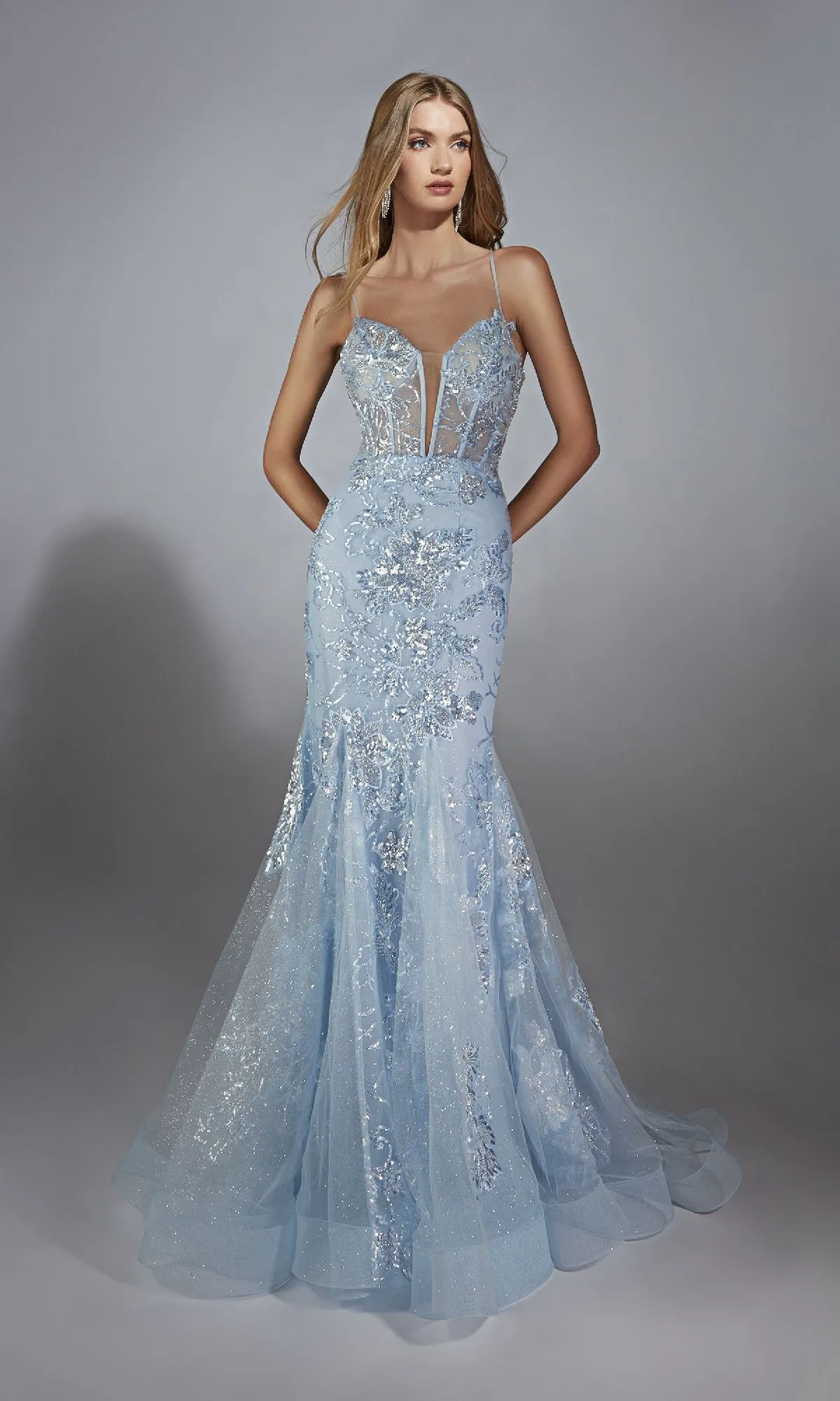 Long Prom Dress: Alyce 61867 sold by PromGirl