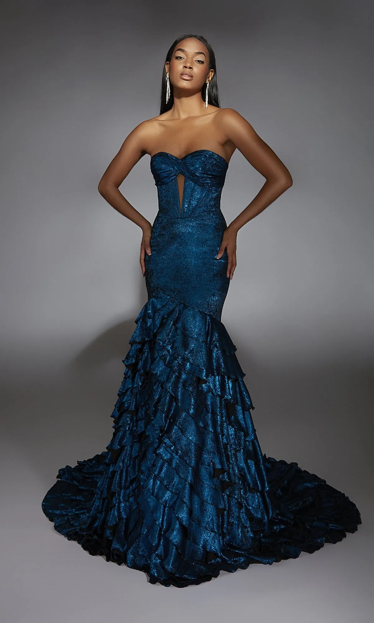 Long Prom Dress: Alyce 61782 sold by PromGirl product image thumbnail 3