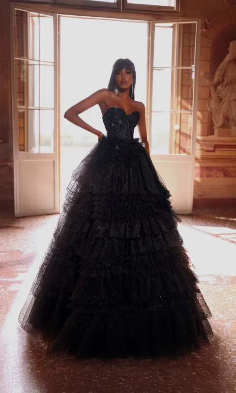 Long Prom Dress: Alyce 61774 sold by PromGirl
