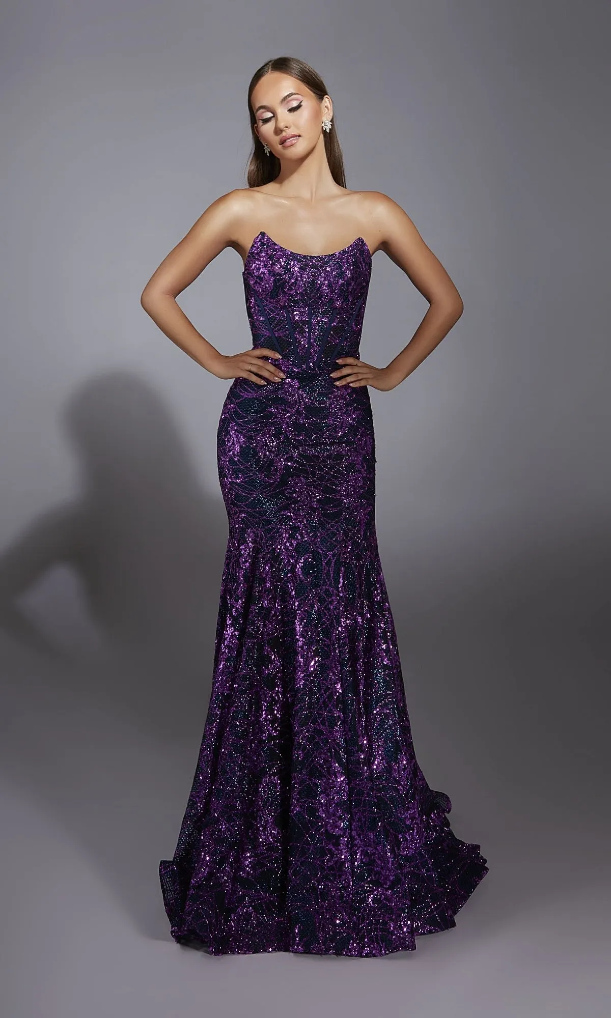 Long Prom Dress: Alyce 61887 sold by PromGirl product image thumbnail 3