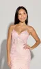 Sequin-Floral Long Mermaid Prom Dress: Eureka 9696 sold by PromGirl
