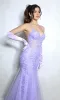 Sequin-Floral Long Mermaid Prom Dress: Eureka 9696 sold by PromGirl