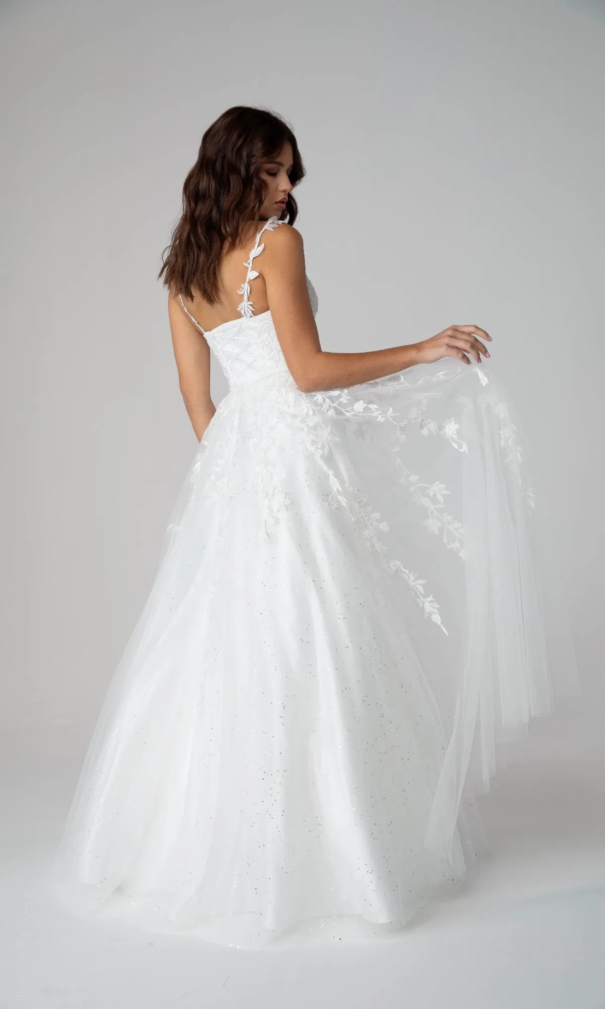 Embroidered-Lace Long Prom Dress: Eureka 9858 sold by PromGirl product image thumbnail 2