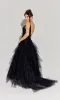 Ruffled Long Glitter Prom Ball Gown: Eureka EK188 sold by PromGirl