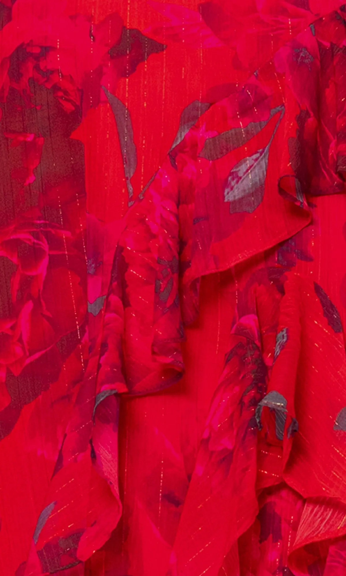 Long Red Floral Formal Dress: Betsy & Adam A27036 sold by PromGirl product image thumbnail 5