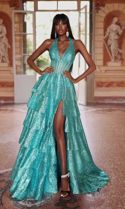 Long Prom Dress: Alyce 61972 sold by PromGirl