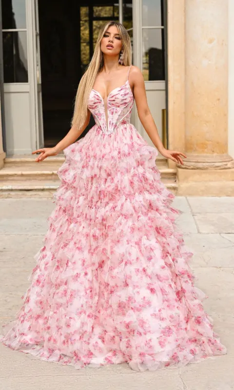Long Prom Dress: Alyce 61866 sold by PromGirl
