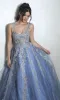 Long Blue Sweetheart Prom Gown: Eureka EK115 sold by PromGirl