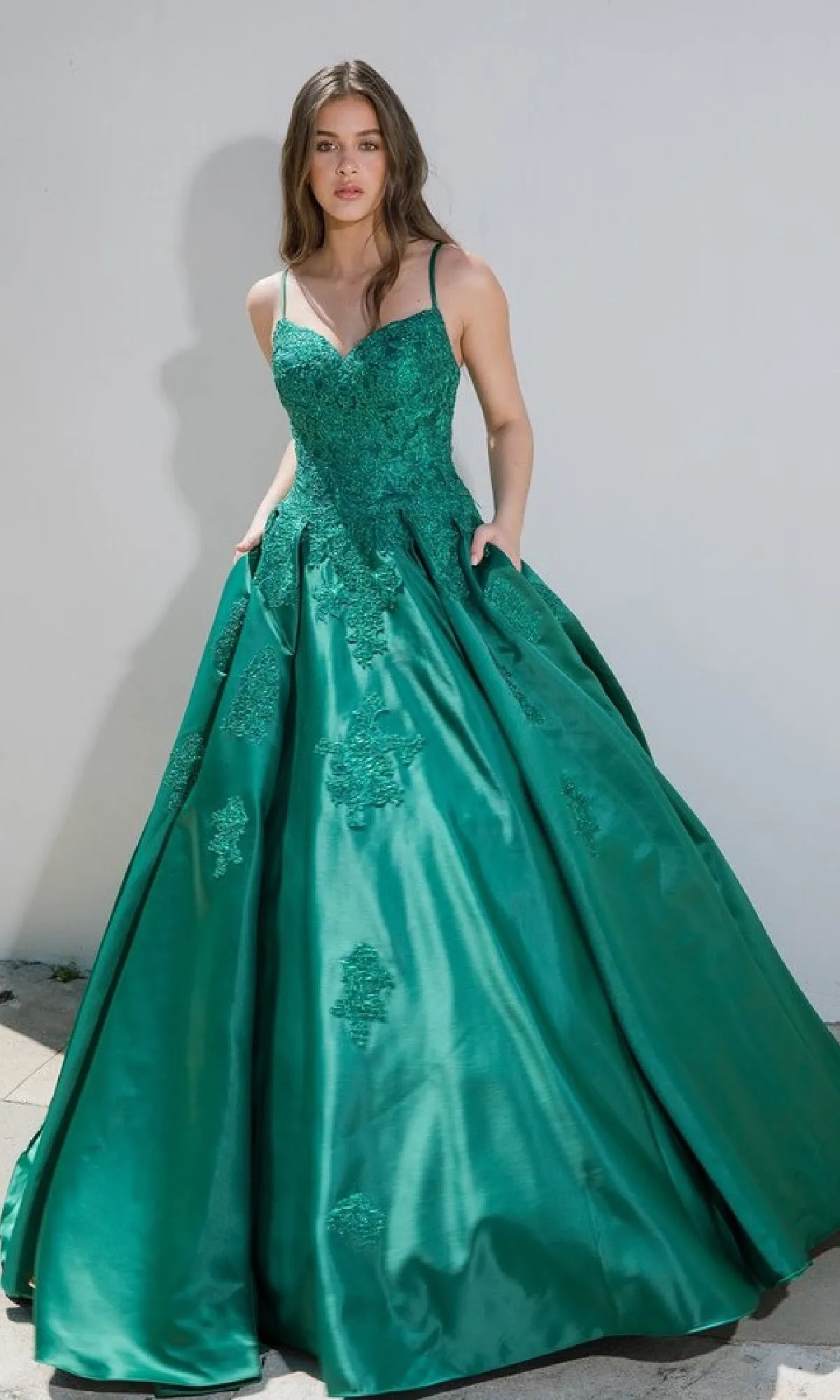 Classic Long Prom Ball Gown: Eureka 9500 sold by PromGirl product image thumbnail 5