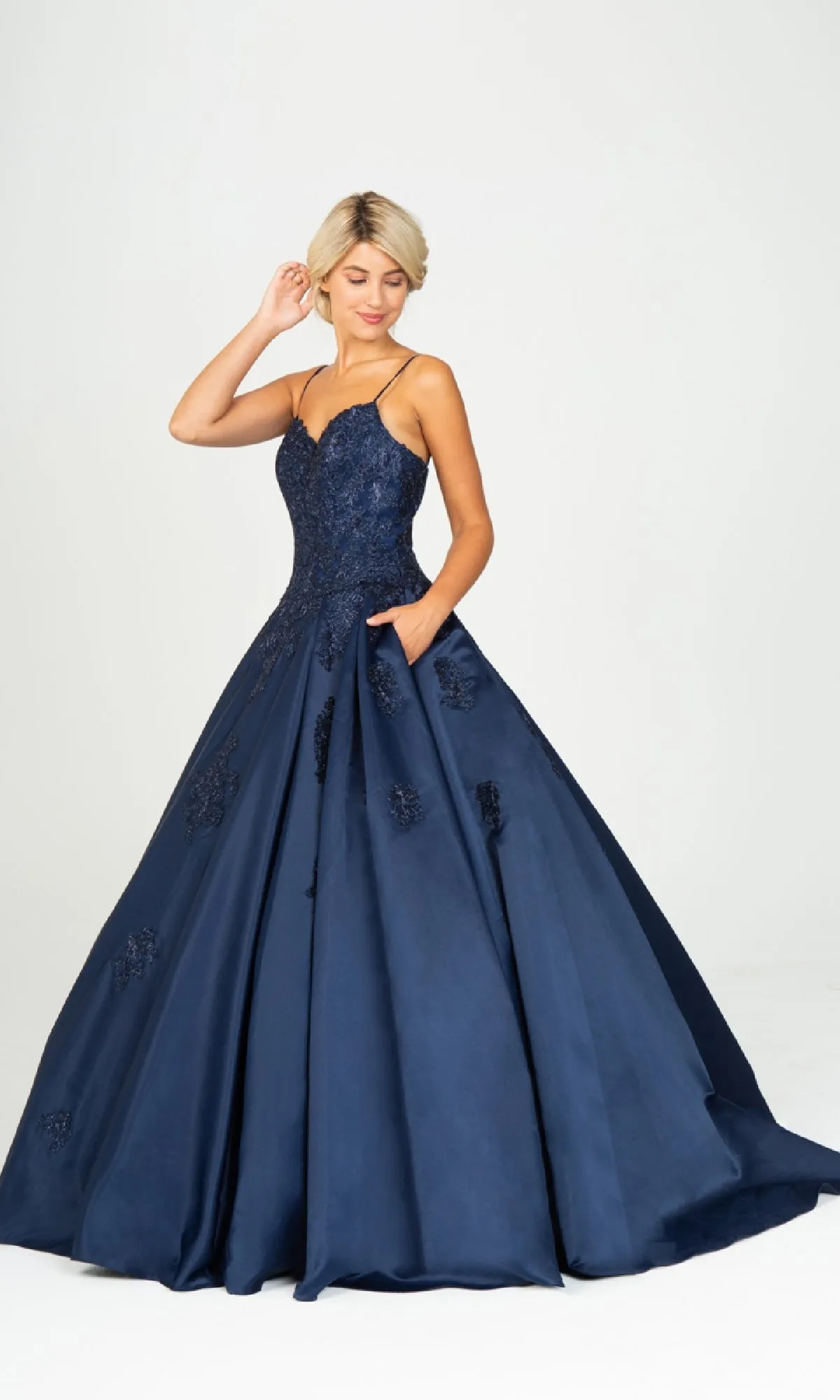 Classic Long Prom Ball Gown: Eureka 9500 sold by PromGirl product image thumbnail 3