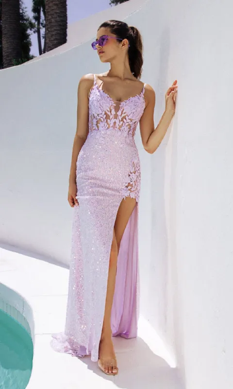 Long Prom Dress: Eureka 9790 sold by PromGirl