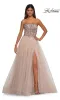 Beaded-Corset Strapless Prom Gown: La Femme 32862 sold by PromGirl