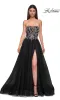 Beaded-Corset Strapless Prom Gown: La Femme 32862 sold by PromGirl