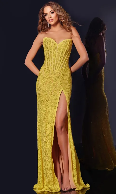 Long Prom Dress: Jovani 43093 sold by PromGirl