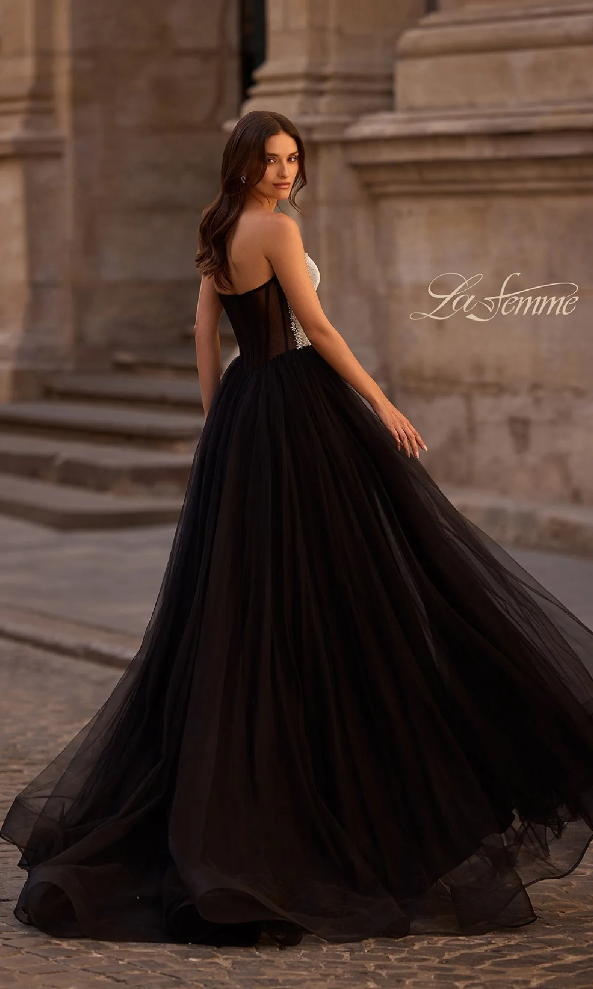 Long Prom Dress: La Femme 32704 sold by PromGirl product image thumbnail 2