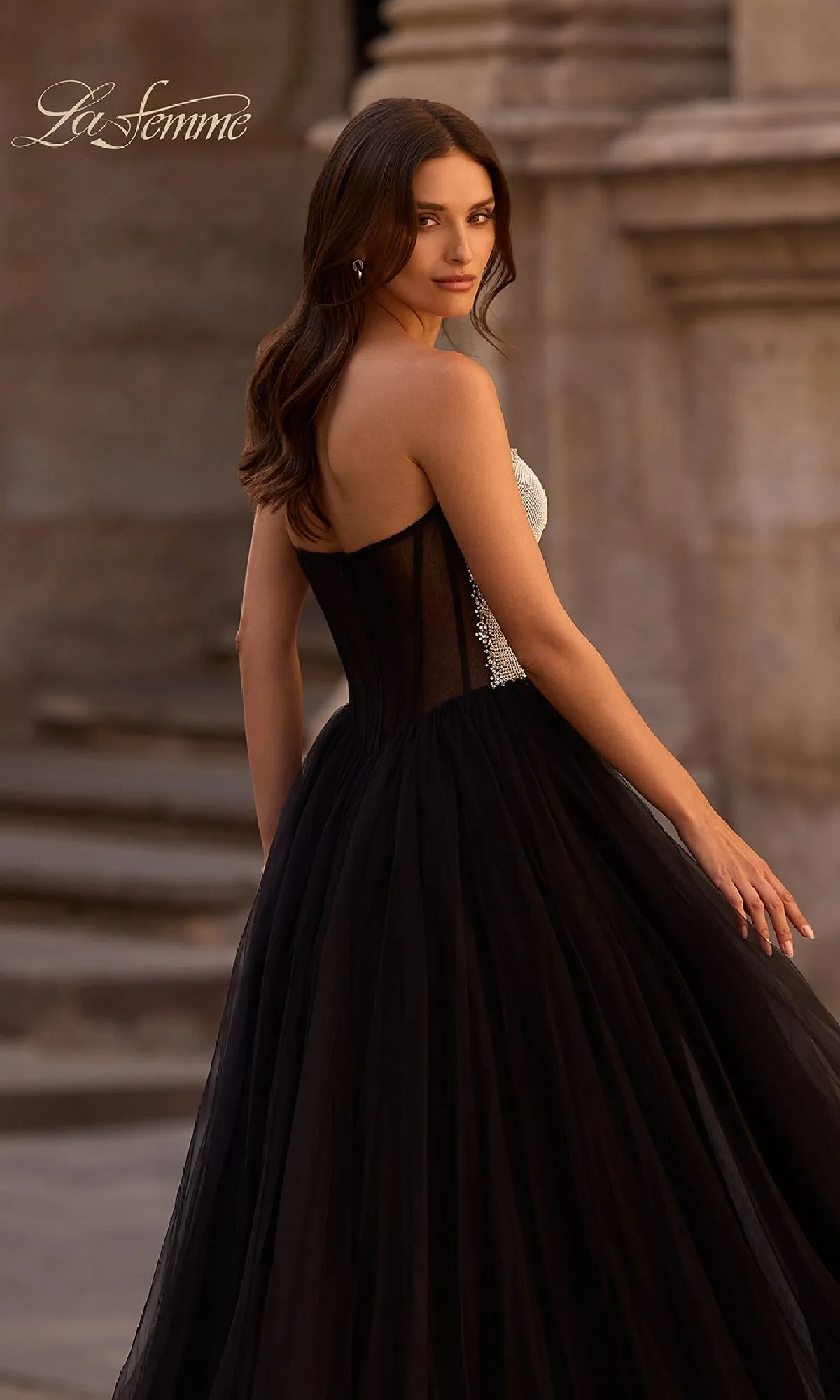 Long Prom Dress: La Femme 32704 sold by PromGirl product image thumbnail 4