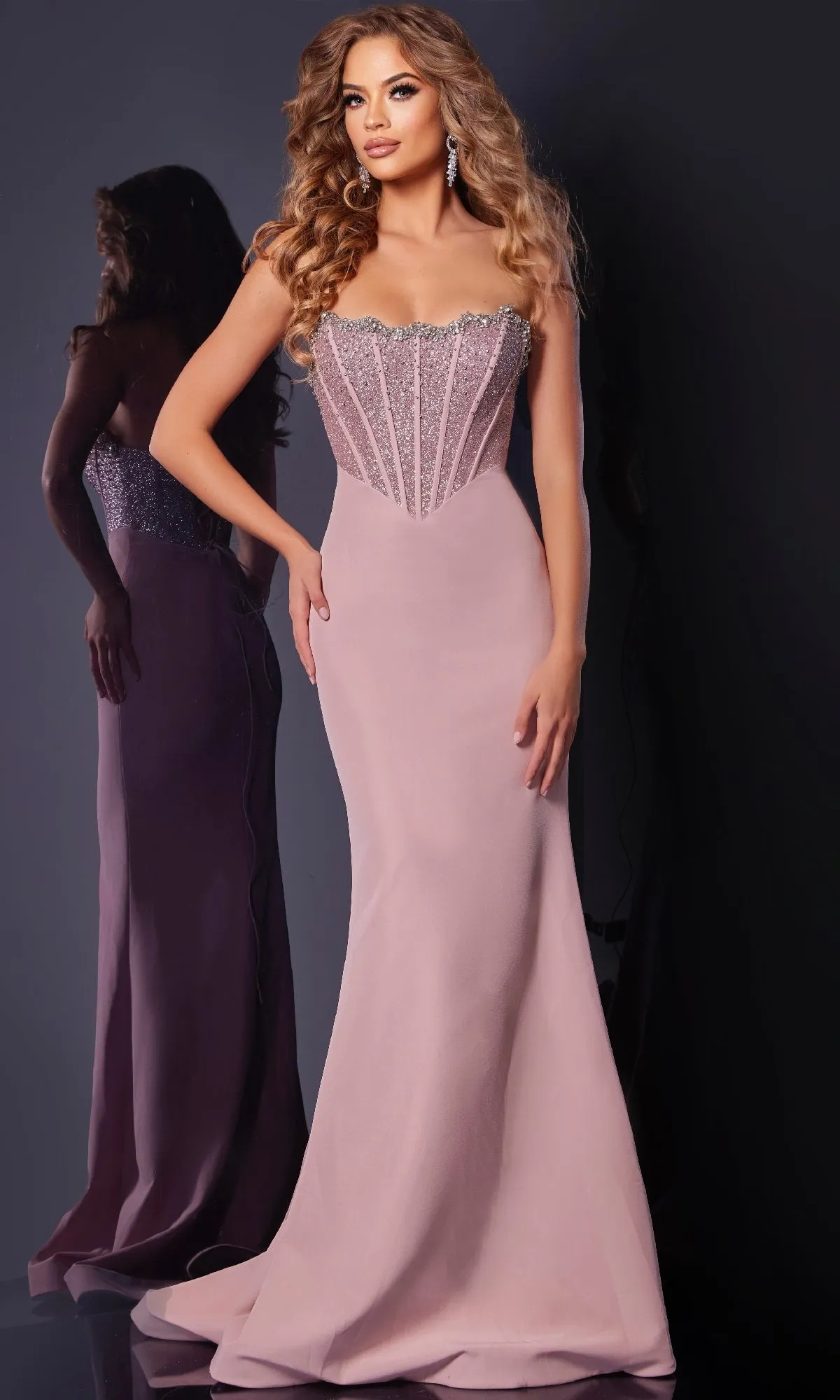 Long Prom Dress: Jovani D5310 sold by PromGirl product image thumbnail 4