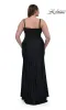 Plus-Size Long Corset Prom Dress: La Femme 32449 sold by PromGirl