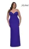 Plus-Size Long Corset Prom Dress: La Femme 32449 sold by PromGirl