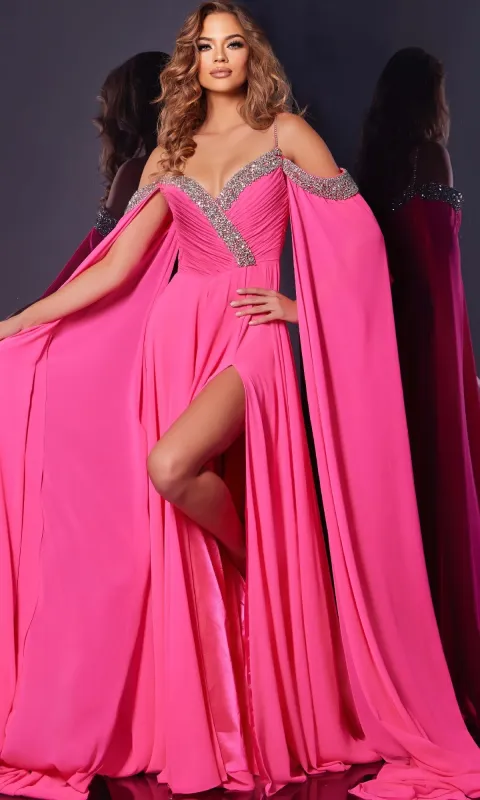 Long Formal Dress: Jovani 38996 sold by PromGirl
