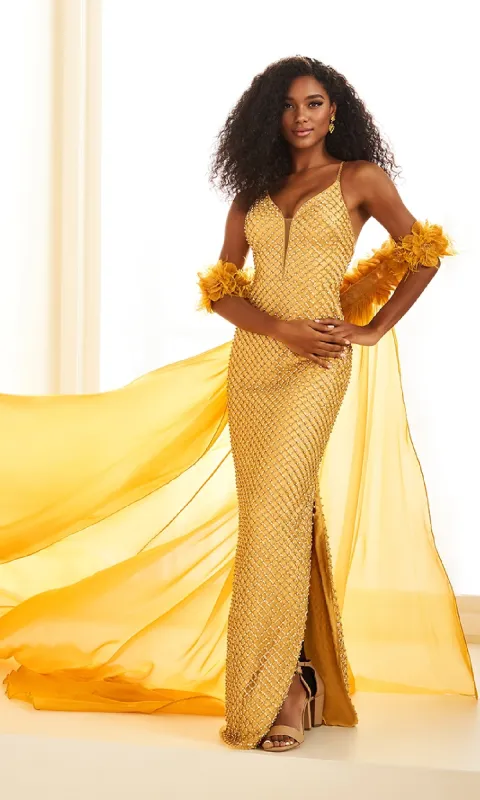 Long Prom Dress: Ellie Wilde EW36027 made by ellie wilde