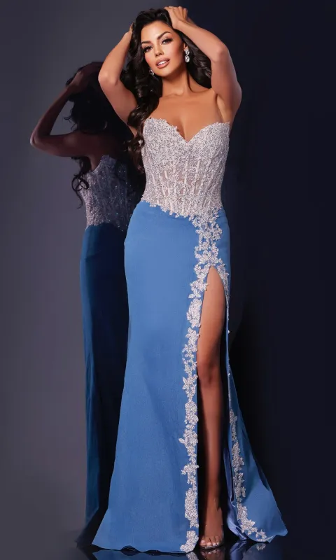 Long Prom Dress: Jovani 43341 made by Jovani