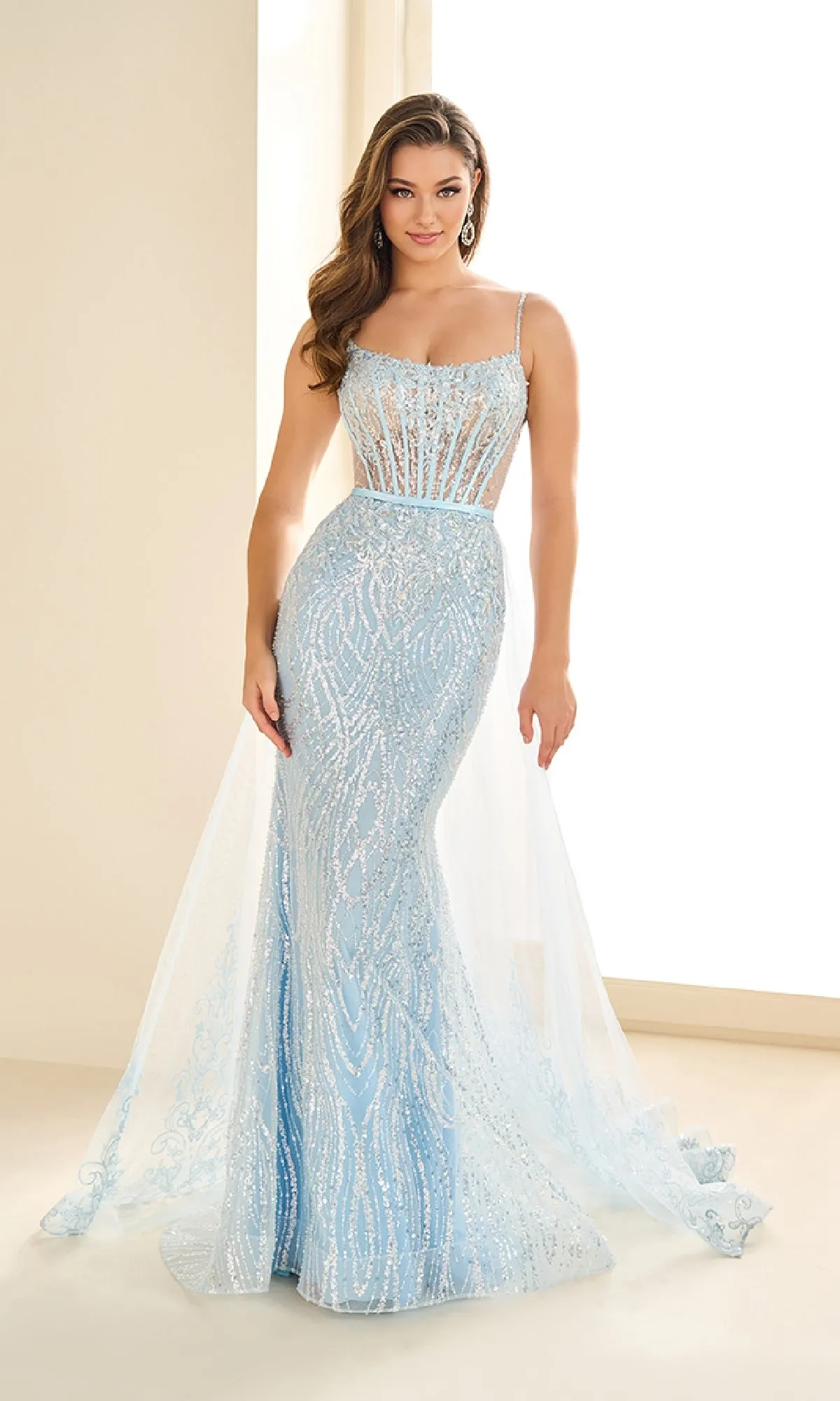 Long Prom Dress: Ellie Wilde EW36075 sold by PromGirl product image thumbnail 4