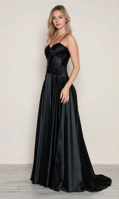 Long Prom Dress: Poly USA 9700 sold by PromGirl