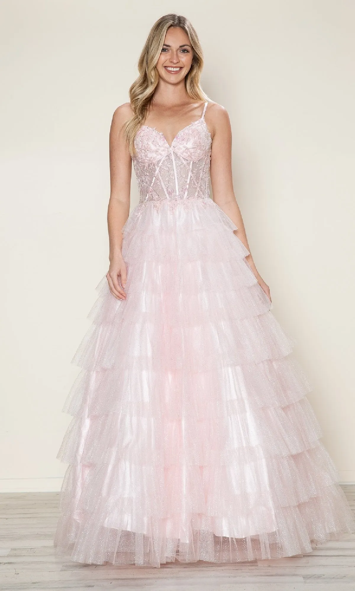 Long Prom Dress: Poly USA 9608 sold by PromGirl product image thumbnail 5