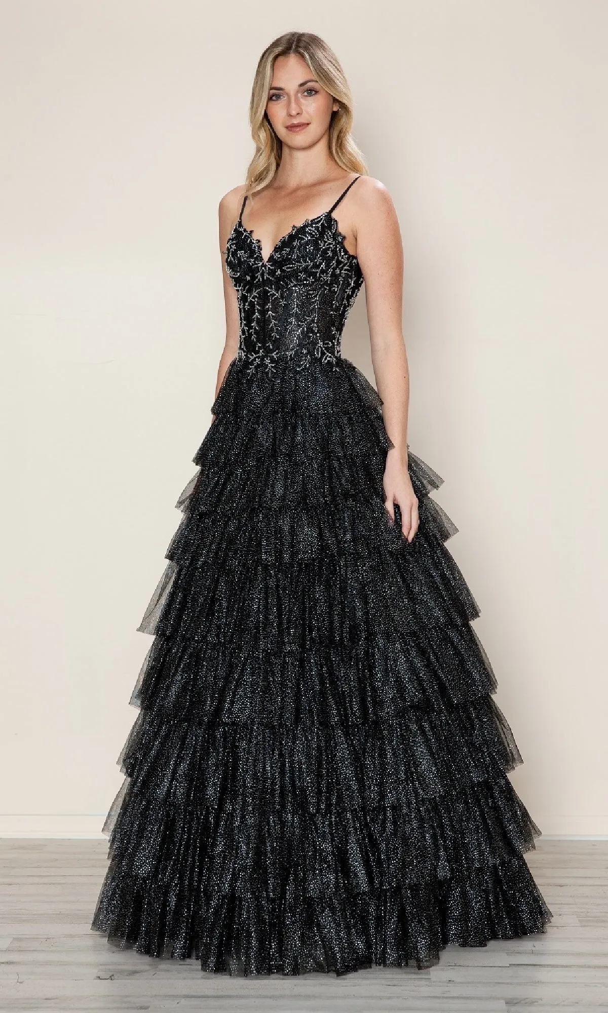 Long Prom Dress: Poly USA 9608 sold by PromGirl product image thumbnail 4